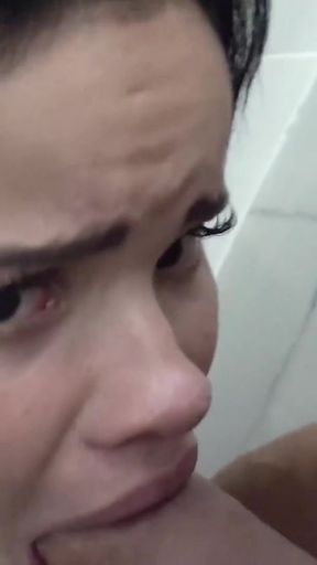 Thick Big Tits Latina Piss Slut Soaked In Hot Pee POV From Big White Cock   Clip 1