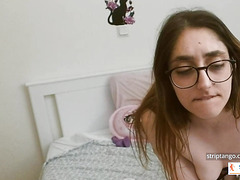 She masturbates on cam watch! Satisfaction- Whisper soft joi right in your ear!