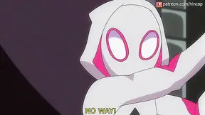 Gwen Surrenders to Alien Pleasure as Tentacle Tastes Her Depths