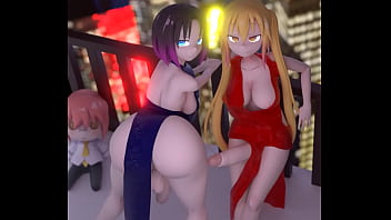 Tohru y elma futanari