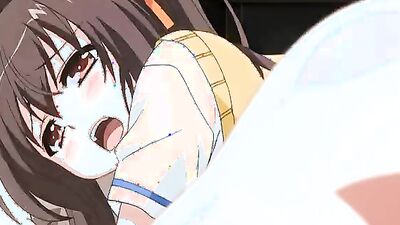 Watch this kinky cartoon babe get her holes drilled in a wild threesome