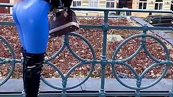 Walking in latex clothes in Prague Porn Videos - Tube8