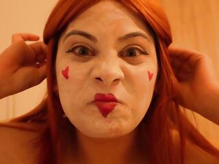 Clown Queen Punishes Her Massive Fan in His Fantasies