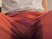 Pee myself on balcony