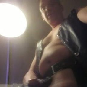 leather wanker