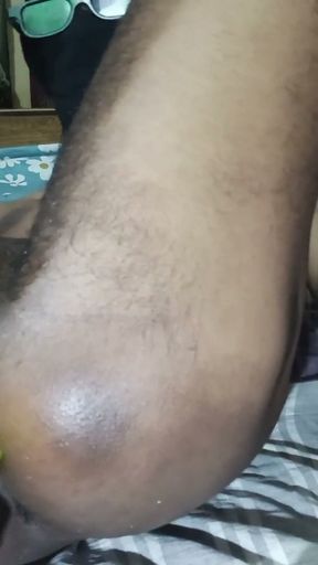 Bangladeshi Crossdresser Anal Gaping and Fucking With Dildo   Clip 3