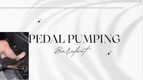 pedal pumping barefoot
