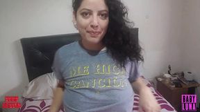 My Stepsister Gives Me a Footjob and I Fill Her with My Cum Ft Babuluna Part 1