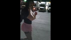 Cross Dresser At A Truck Stop
