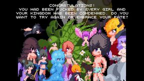 Petite Anime Femdom Teases With Handjob, Thighjob & MonsterGirl Action