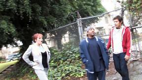 ”Kylie Ireland Fucks His step son's Homies black dick”