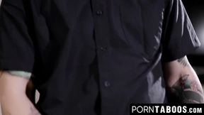 Gorgeous babe decides to fuck her stepdad in a taboo fuck