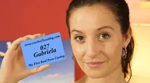 Gabriela's very first casting