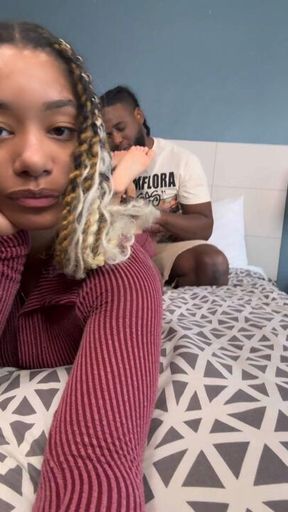 Worshipping Janae toes