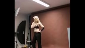 Backstage du shooting photo de ce matin sexy shooting photo modele
