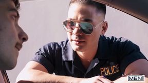 Colton Reece Fucks Twink 18+ HarriStepSon Todd Hard At The Police Station