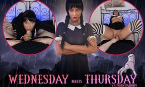 Wednesday Meets Thursday - Cosplay Parody