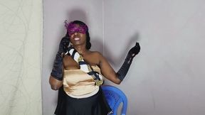 Essa being as a wonder woman where she is being begged to go and help where thieves have robbed but she ask for alot of since she's a wonderwoman who has powers