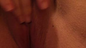 Dazzling MILF masterbates in POV while her pussy drips with desire