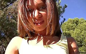 Sexy Tiny Trisha Anal Masturbate Outdoor
