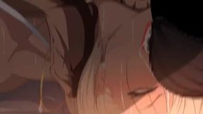 Busty Cartoon MILF Roughly Face Fucked Upside Down While Rubbing her Clit