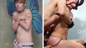 Demon Humiliates a Cum Fairy in her Princess Panties