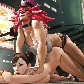 Poisons HUGE Futa Dick Bulging Chun-Li.