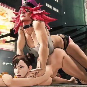 Poisons HUGE Futa Dick Bulging Chun-Li.