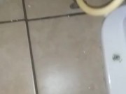 Nut on Toilet