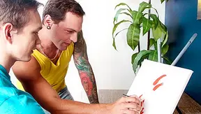 Jackson Traynor Gets Fully Ridden Bareback by Hunky Neighbor Eddie Danger – 18+