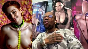 pov fucking tight big breast ginger teens in candy heaven, ai generated