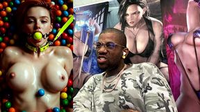 pov fucking tight big breast ginger teens in candy heaven, ai generated