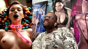 pov fucking tight big breast ginger teens in candy heaven, ai generated