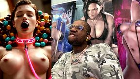 pov fucking tight big breast ginger teens in candy heaven, ai generated