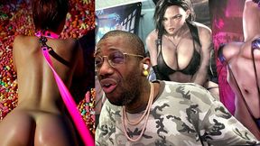 pov fucking tight big breast ginger teens in candy heaven, ai generated