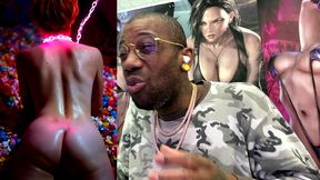 pov fucking tight big breast ginger teens in candy heaven, ai generated