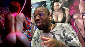 pov fucking tight big breast ginger teens in candy heaven, ai generated