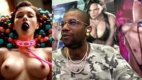 pov fucking tight big breast ginger teens in candy heaven, ai generated