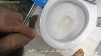 Hairy uncut Latino twink pisses in shower with dirty talk