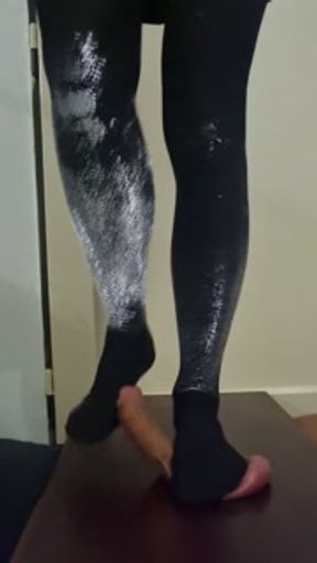 Barbie cock trampling in pantyhose No.20