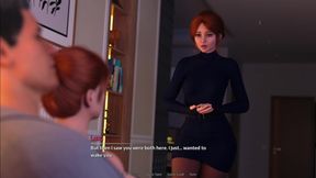 Step Mom Cassie's Dropped Out Boobs and Pervation of Futanari Luna's Hardon Huge Dick