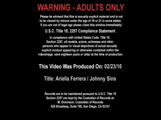 Ariella Ferrera fucking in the bedroom with her hairy pussy