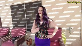 pornstar caroline pierce pissing panties and blue skirt