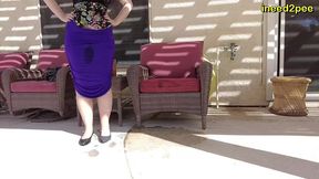 pornstar caroline pierce pissing panties and blue skirt