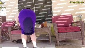 pornstar caroline pierce pissing panties and blue skirt