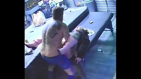 Jac having some fun with his favorite playmate Nikki