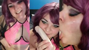 new video >tu aimes les pipes bien degoulinante de baves ? huuuum...