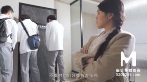 Chinese teacher gang-banged by her energized students