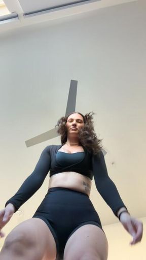 Giantess shoe removal