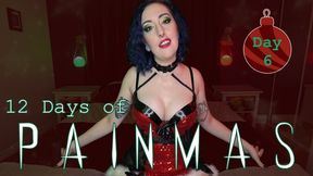 DAY 6 - 12 DAYS OF PAINMAS - Christmas CBT & Pain Play Slave Tasks by Miss Faith Rae with BDSM Instructions & Femdom POV - MKV